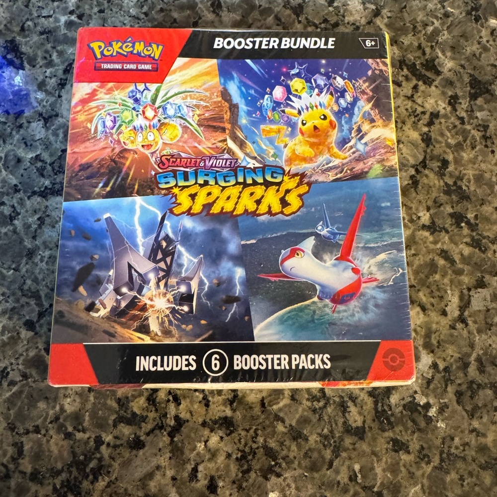 Pokemon TCG S&V Surging Sparks Booster Bundle Pack 6 Packs New
Sealed